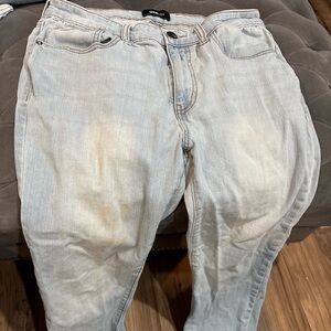 Fashion Nova Men's Light Blue Stretch Jeans